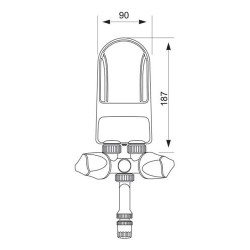 Chauffe-eau instantané DAFI 5,5 kW 230V avec robinet